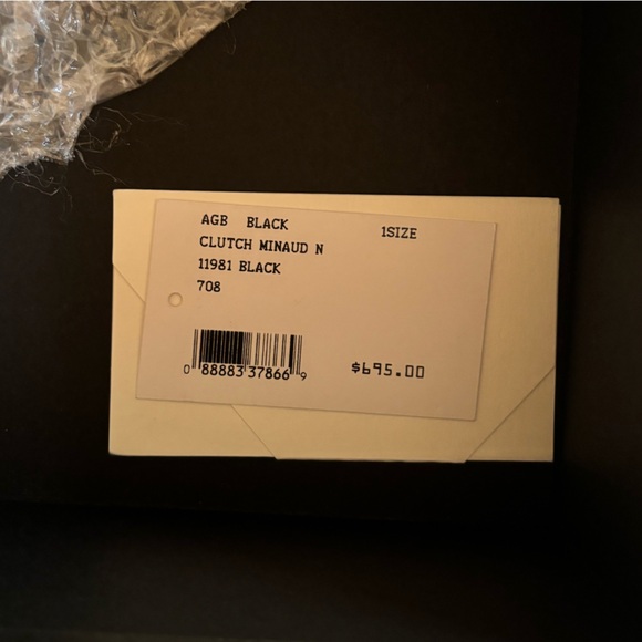 Embroidered NIGHT FEVER clutch - Picture 5 of 5